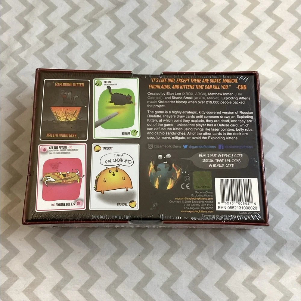 Exploding Kittens Original Edition Card Game